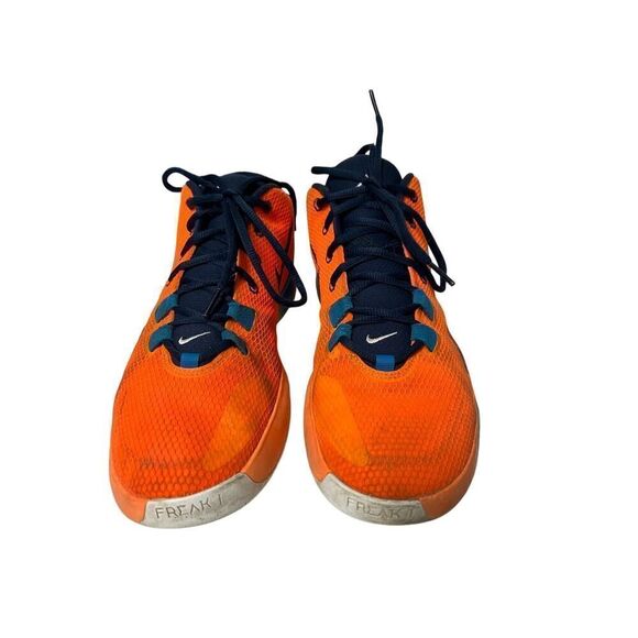 Nike Zoom Freak 1 ‘All Bros’ Orange Navy BQ5422-800 Men Size 10.5 - Picture 4 of 10